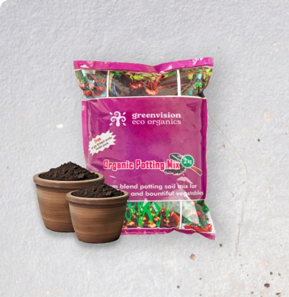 Greenvision Eco Organics Potting Mix Organic Manure 2 KG