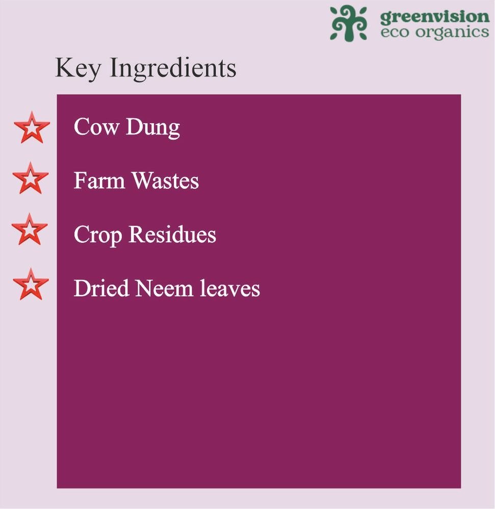 Greenvision Eco Organics Vermicompost Organic Manure 10 KG