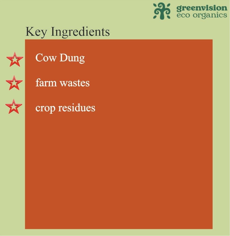 Greenvision Eco Organics Vermicompost Organic Manure 1 KG