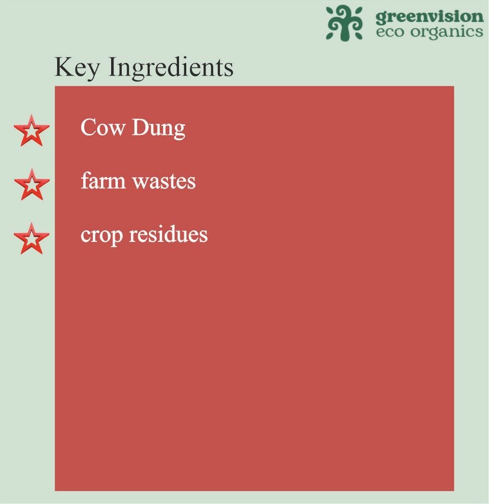 Greenvision Eco Organics Vermicompost Organic Manure 2 KG