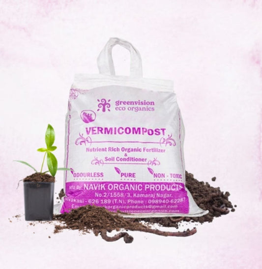 Greenvision Eco Organics Vermicompost Organic Manure 5 KG