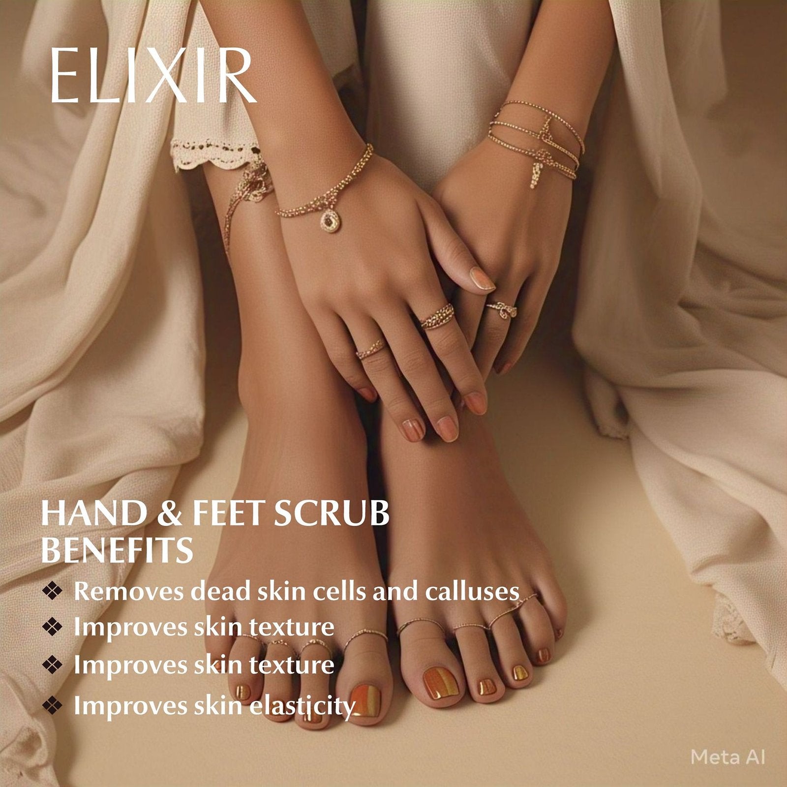 Hand & feet scrub