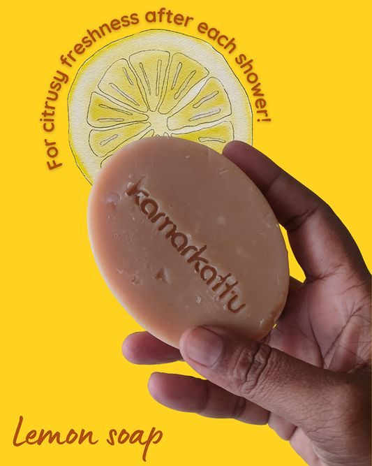 Handmade Bath soap - Lemon (100 g, pack of 2)