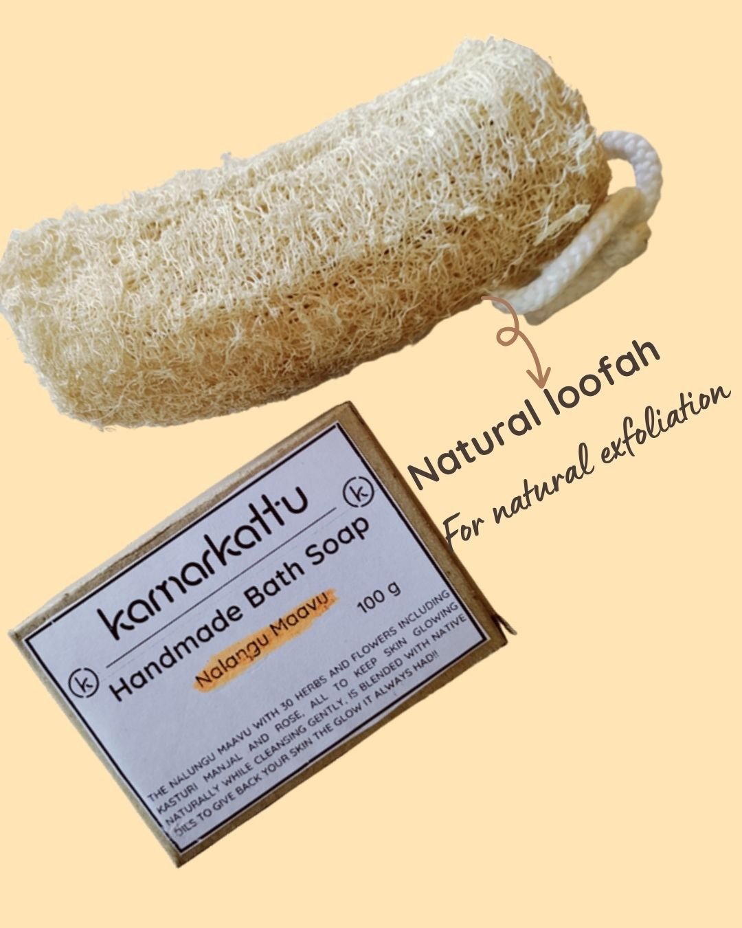 Handmade Bath soap - Nalungu maavu (100 g, pack of 4)