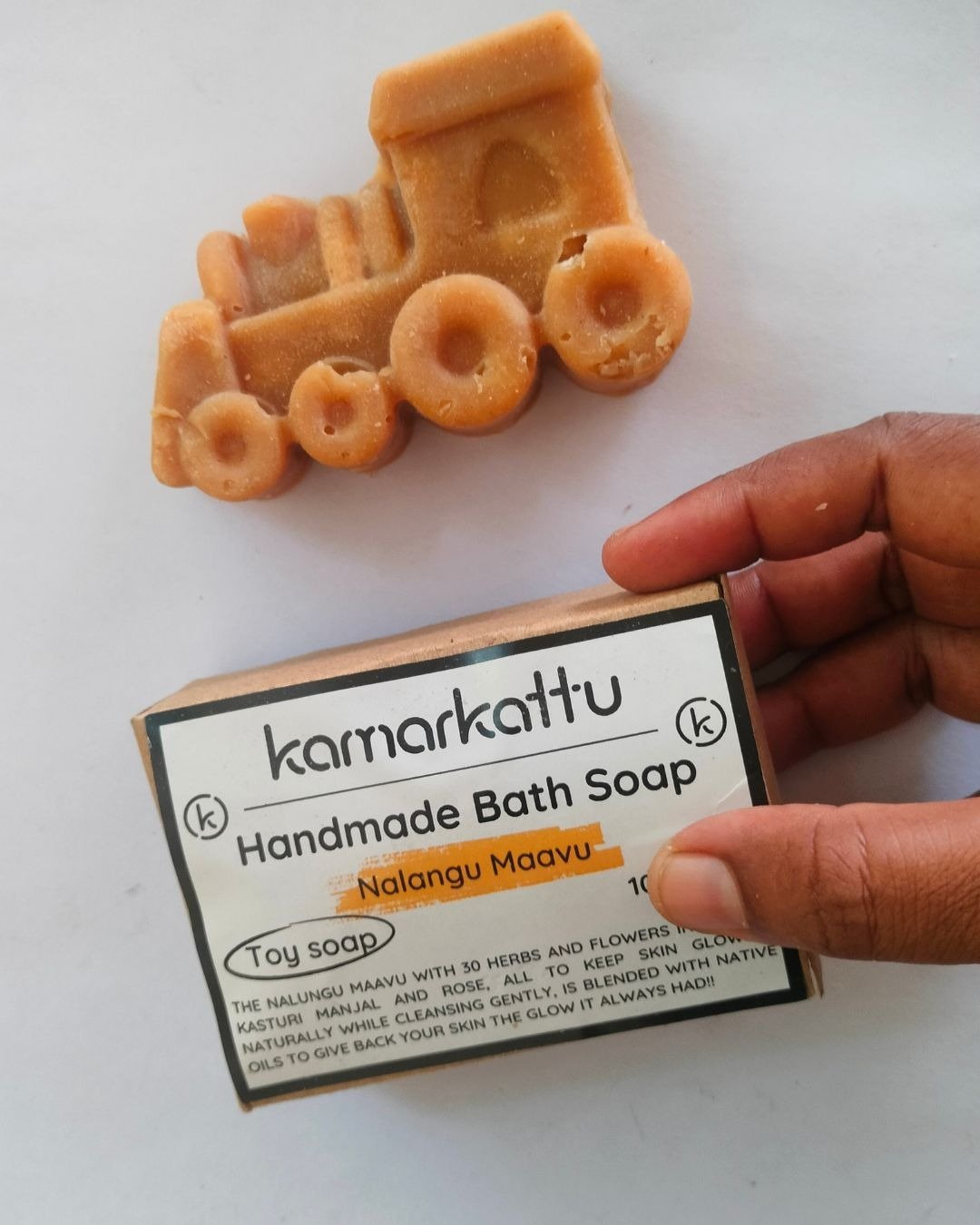 Handmade Bath soap - Nalungu maavu (Toy soap, One bar)