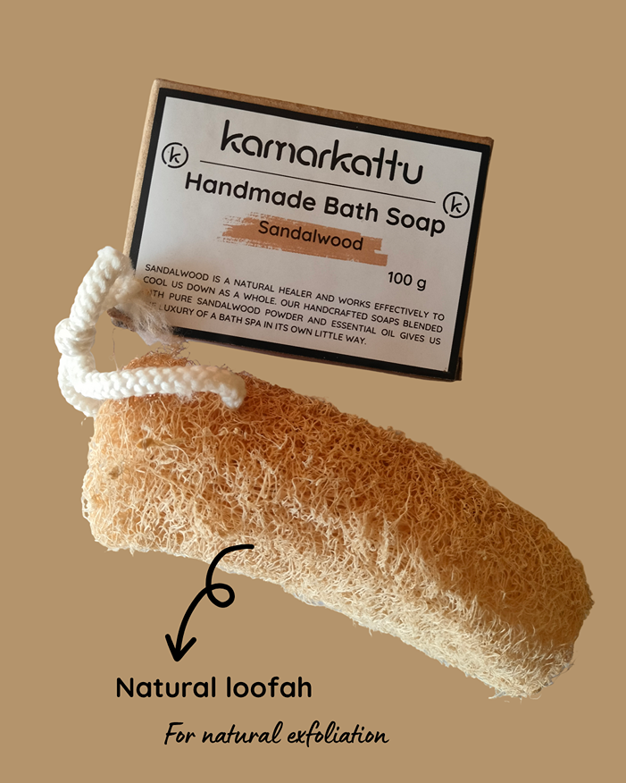 Handmade Bath soap - Sandalwood (100 g, pack of 6)