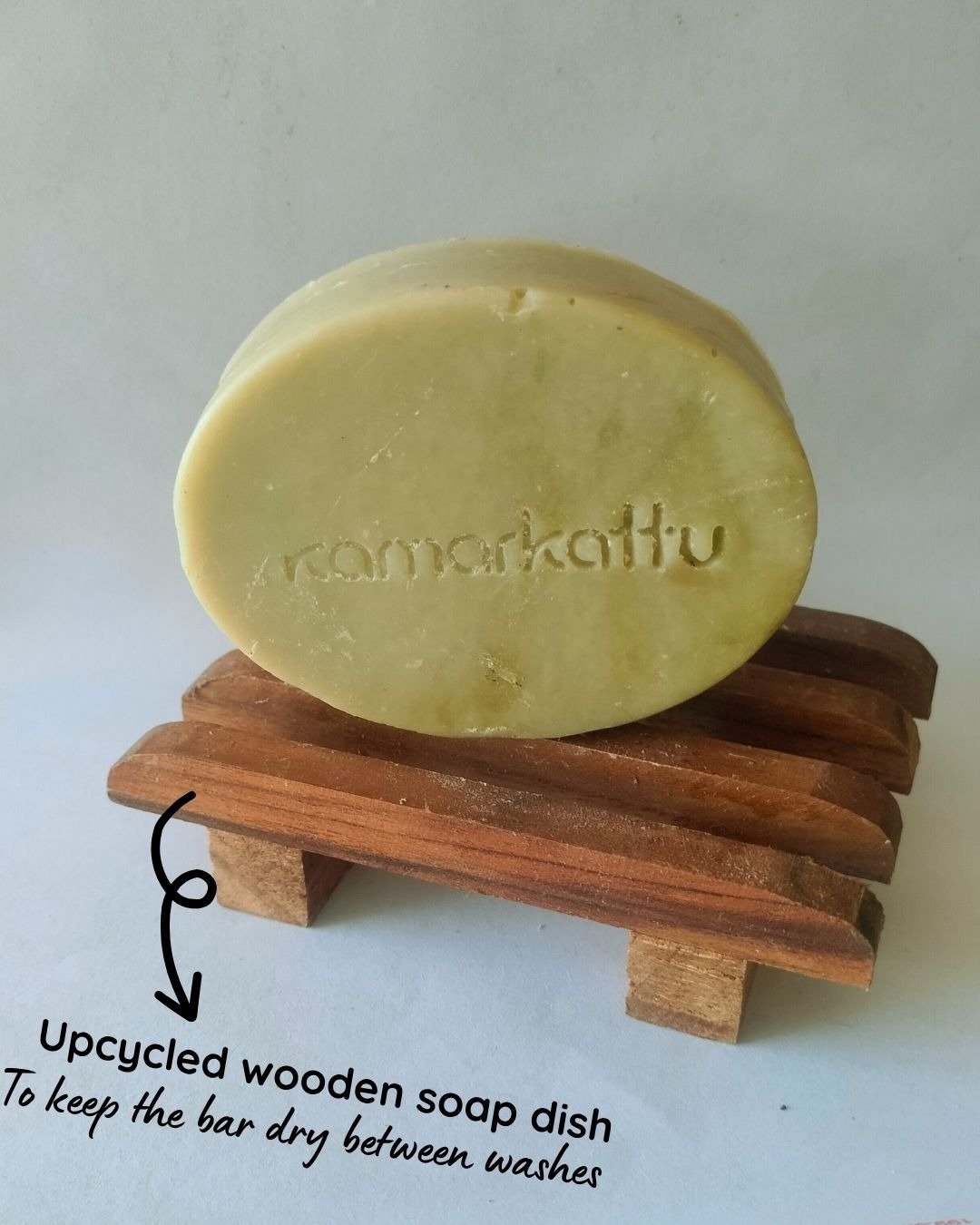 Handmade Bath soap - Tulasi (100 g, pack of 4)
