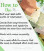 Handmade Organic Oil Bath Bar- Peppermint and Honey (For gentle soft care)100 GM
