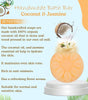 Handmade Organic Oil Bath Bar Coconut & Jasmine(For sensitive skin) 100gm
