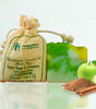 Handmade Organic Oil Bath Bar Green Apple & Cinnamon (Natural Cleanser and toner for normal and oily skin)100gm