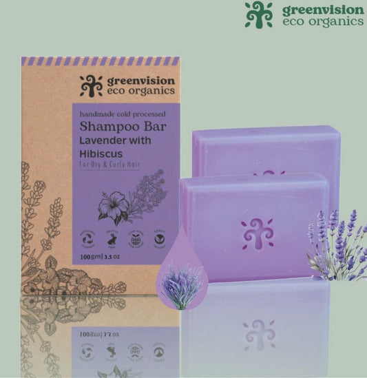 Handmade Organic Oil Bath Bar  Lavender (For Normal & oily skin)100 Gm