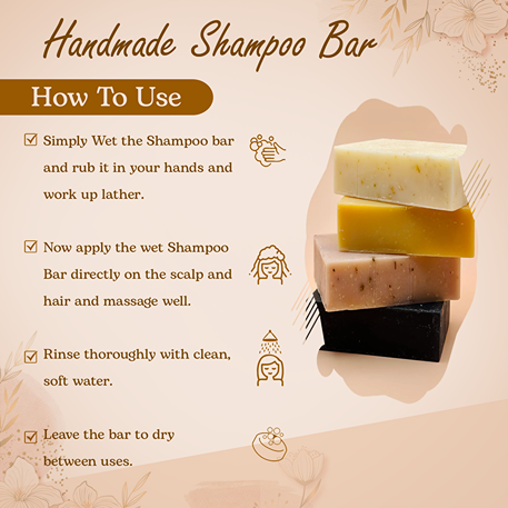 Handmade Organic Oil Bath Bar  Lavender (For Normal & oily skin)100 Gm