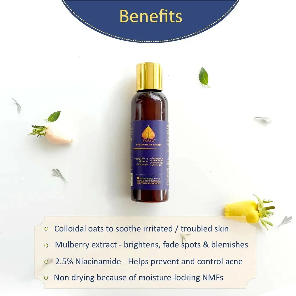 Happy skin:) vitamin face cleanser