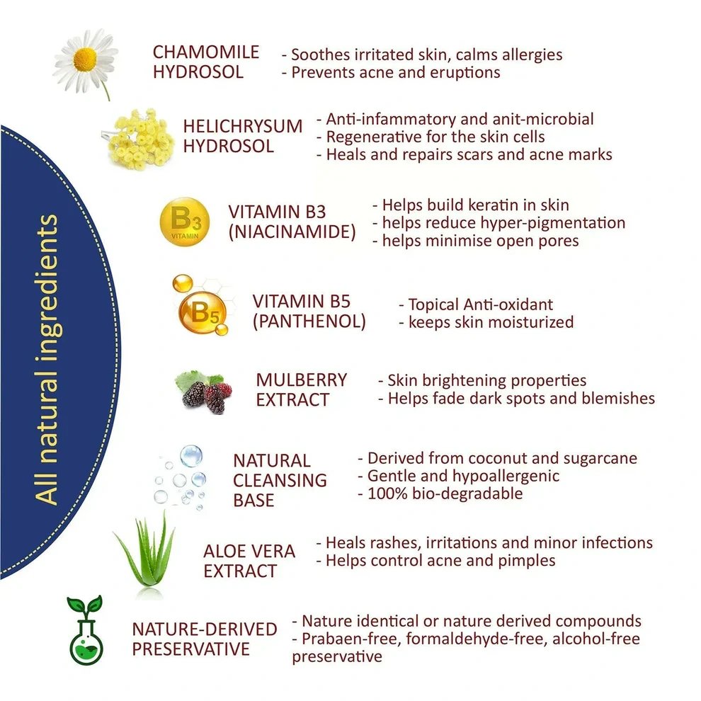 Happy skin:) vitamin face cleanser