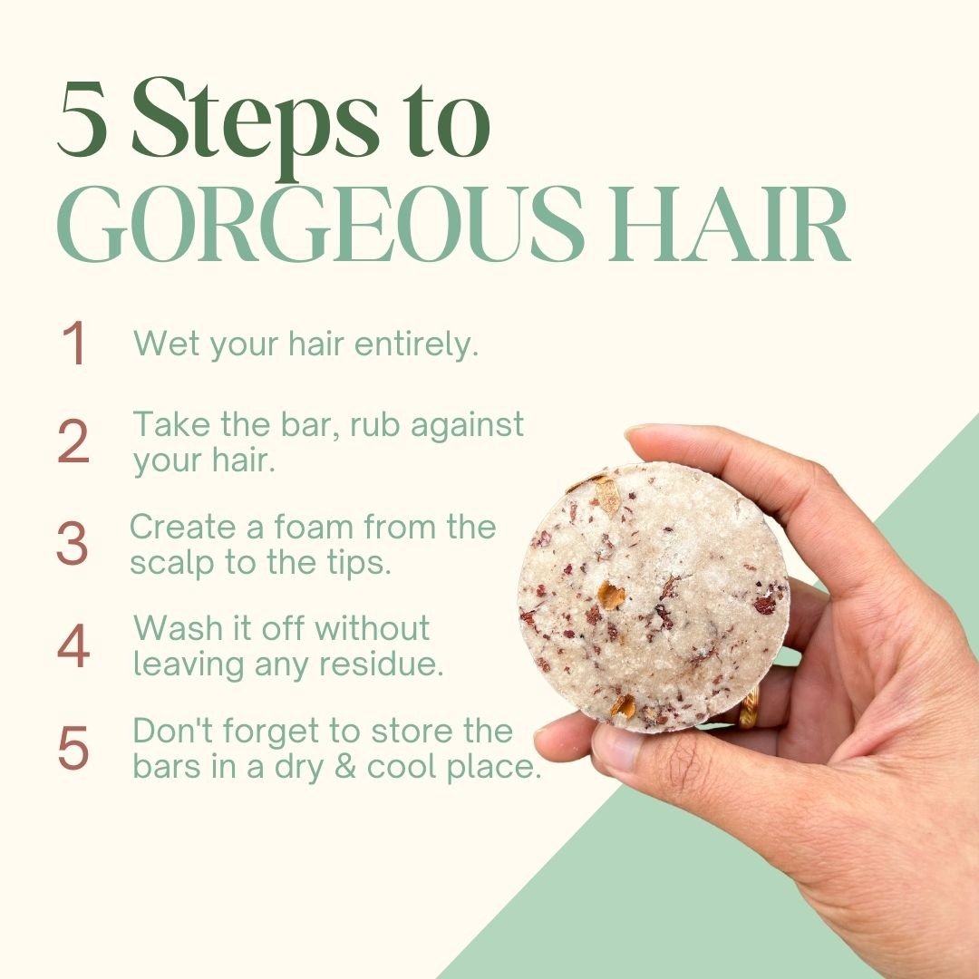 Hibiscus Punch Shampoo Bar for Dry and Frizzy Hair