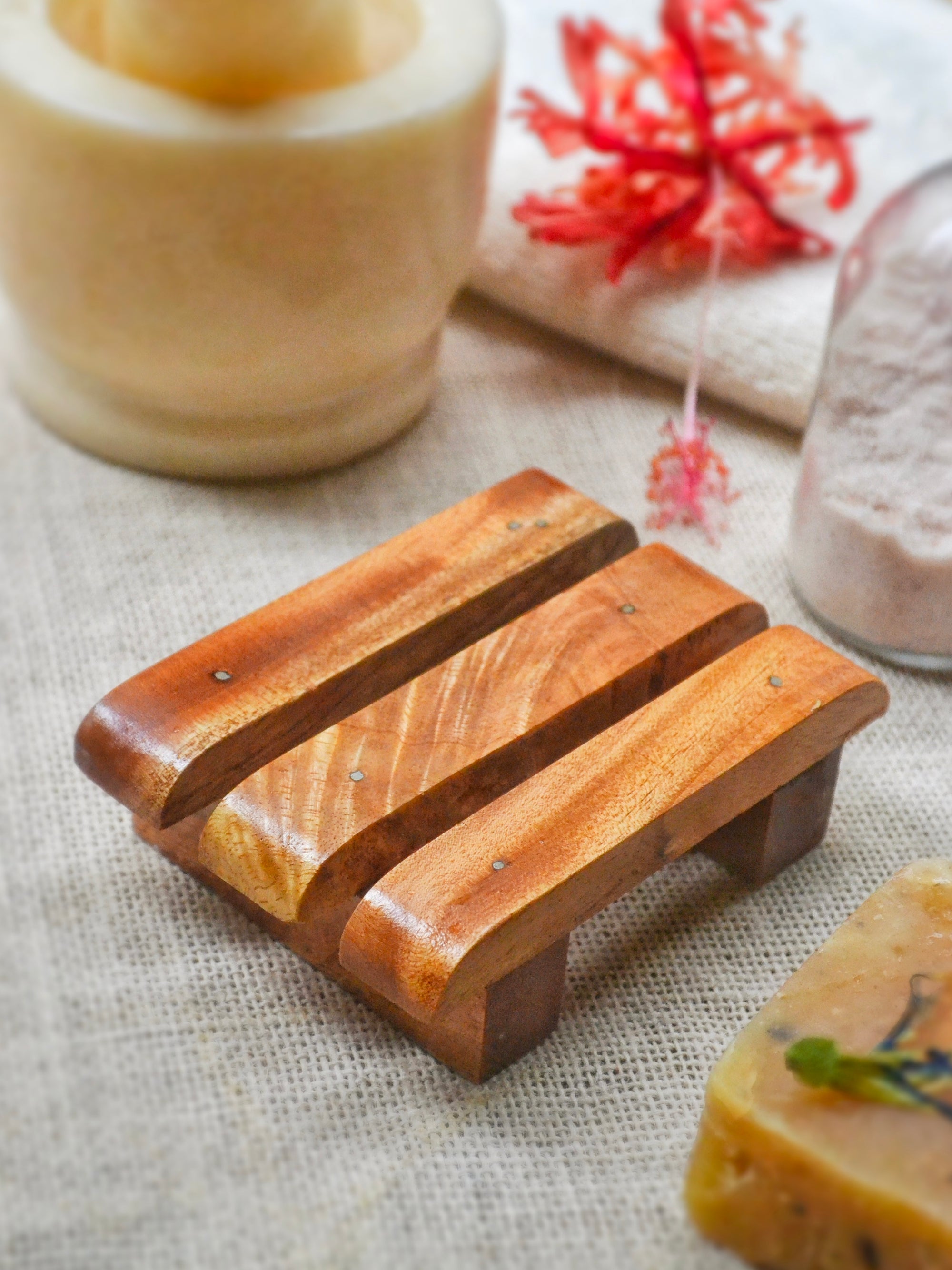 Upcycled Wooden Soap Dish