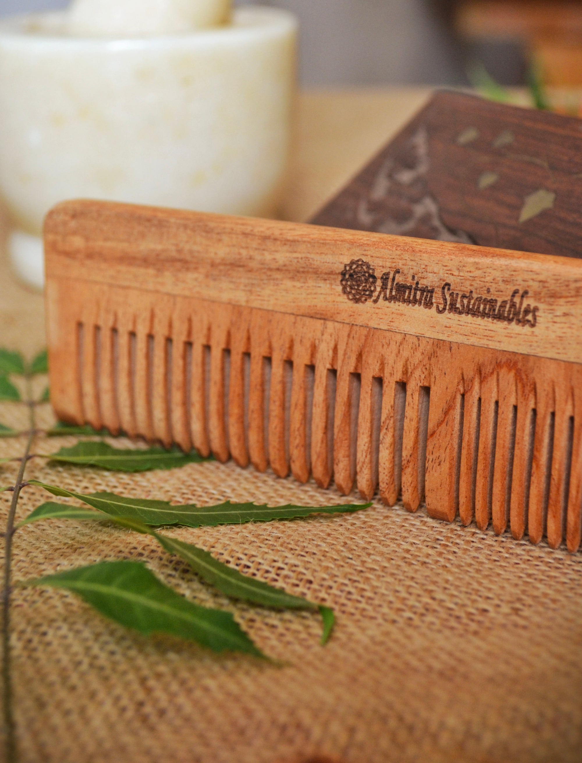 Neem Comb Pack of 2 (Small & Large)