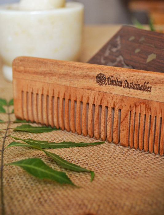 Neem Comb Pack of 2 (Small & Large)
