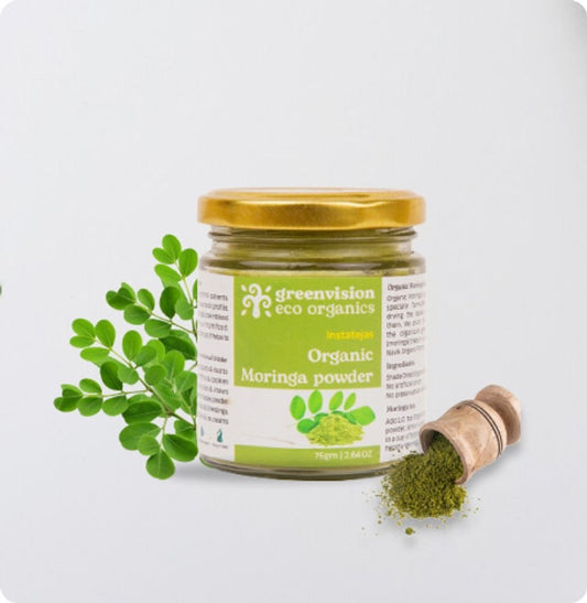 InstaTejas  Organic Moringa Leaf Powder 75gm