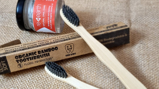 Kids bamboo brush