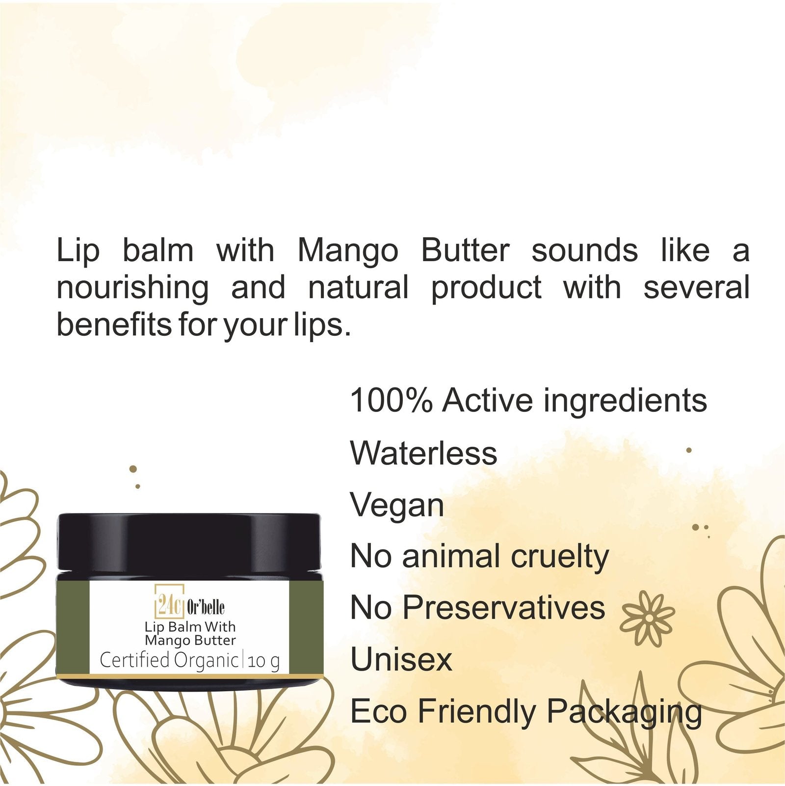 Lip Balm with Mango Butter