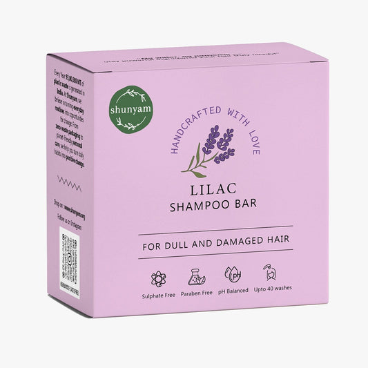 Lilac Shampoo Bar for Dull and Damaged Hair
