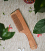 Neem Wood Hair Comb – Handle