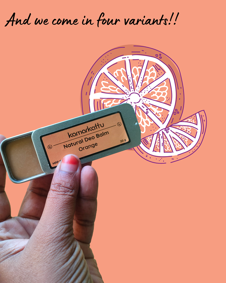 Natural Deodorant - Orange (10 g)