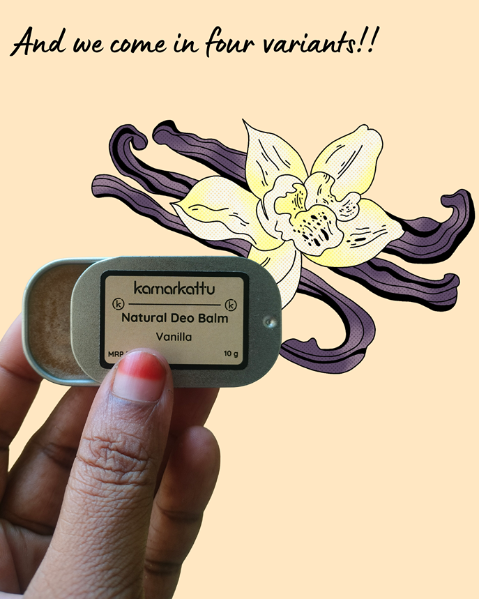 Natural Deodorant - Vanilla (10 g)