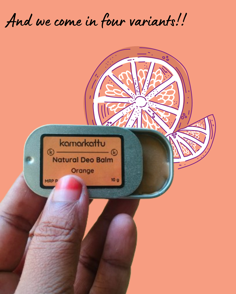 Natural Deodorant - Orange (10 g)
