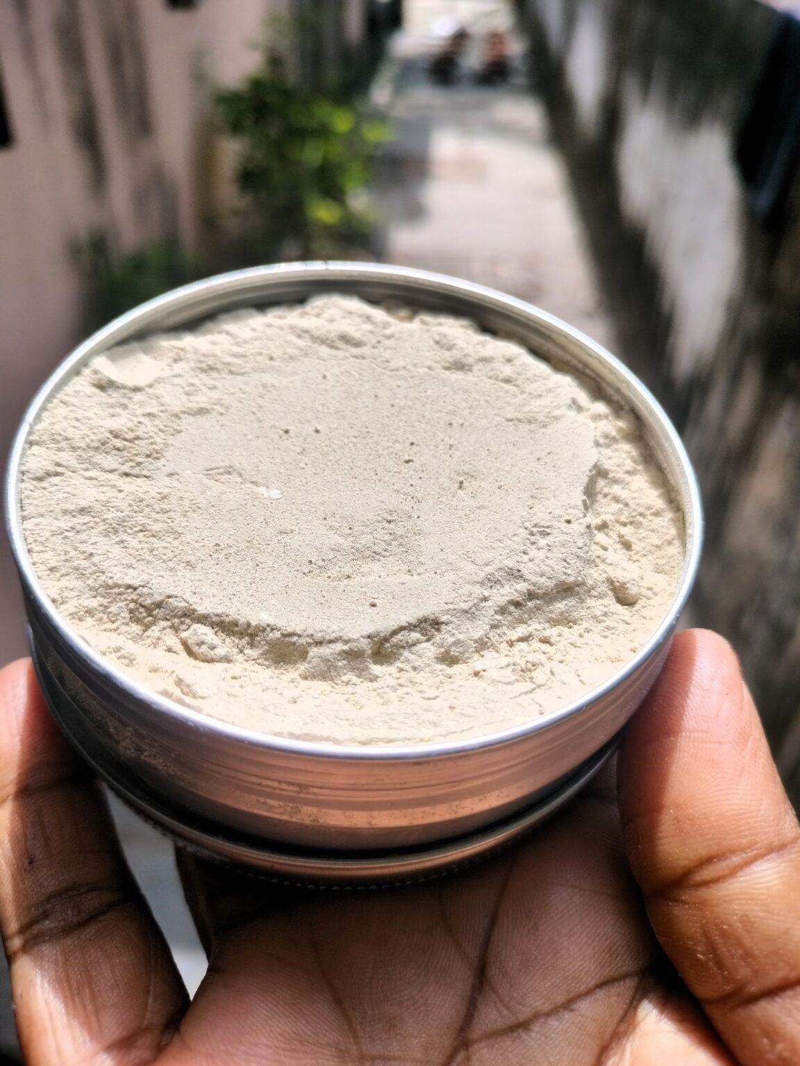 Natural Dusting Powder - Rose Geranium (50 g, powder only)