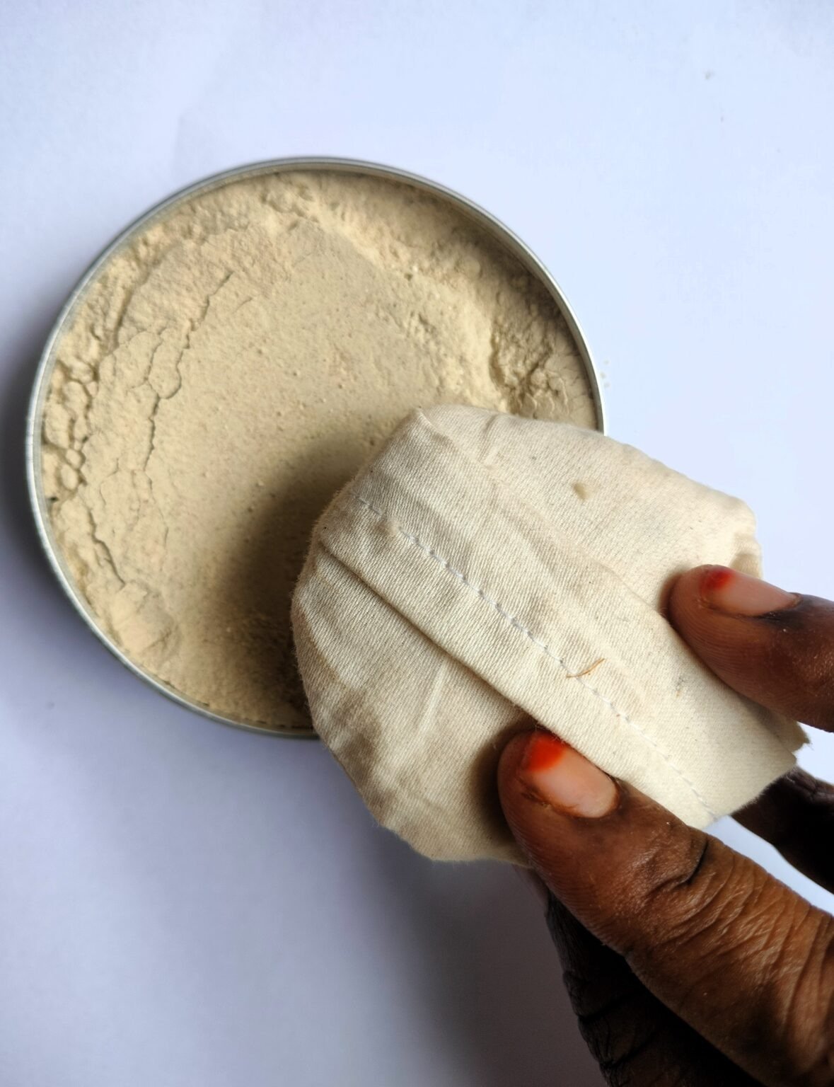 Natural Dusting Powder - Rose Geranium (50 g, powder only)