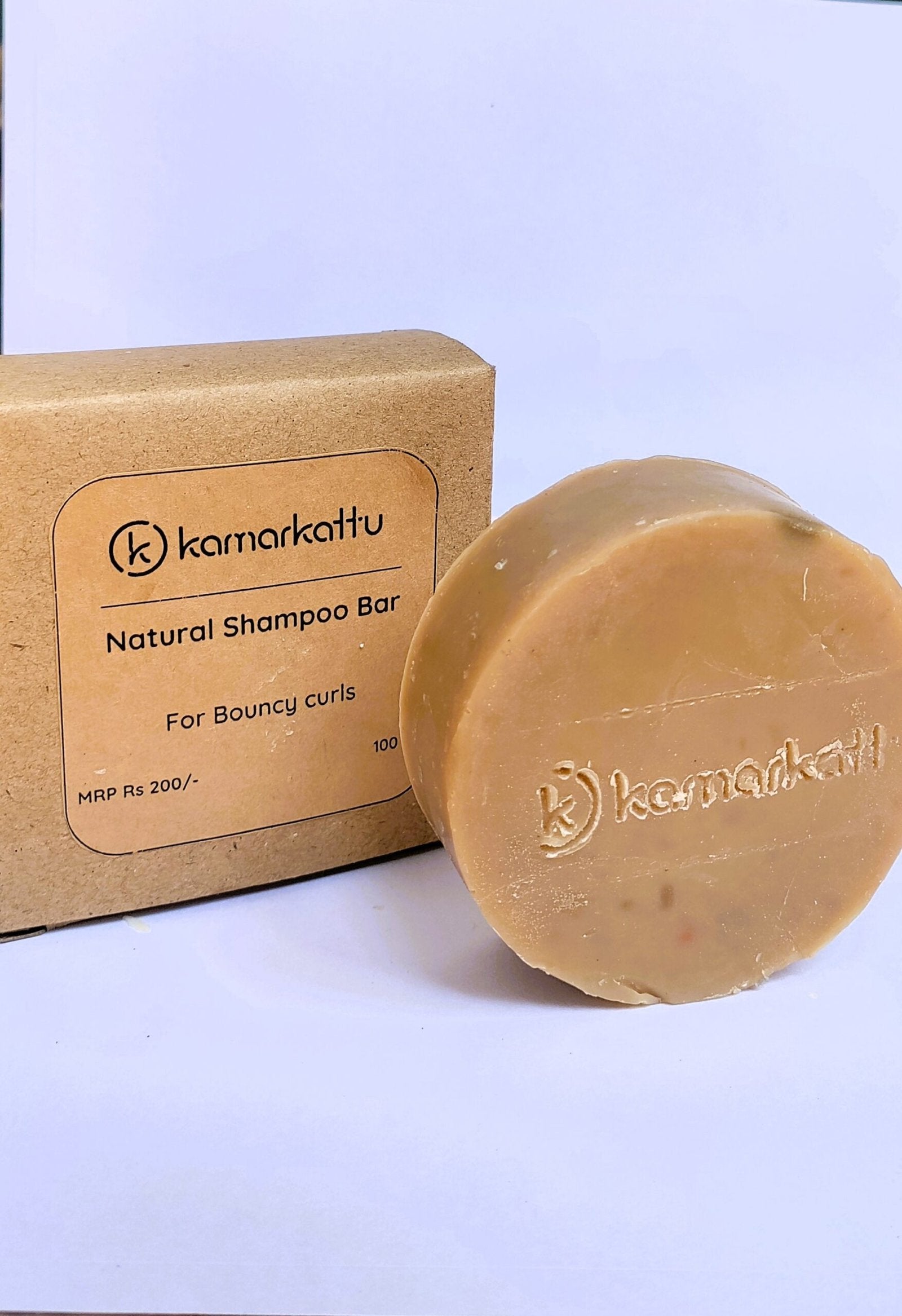 Natural Shampoo bar: For Bouncy Curls (20 g, trial/travel)