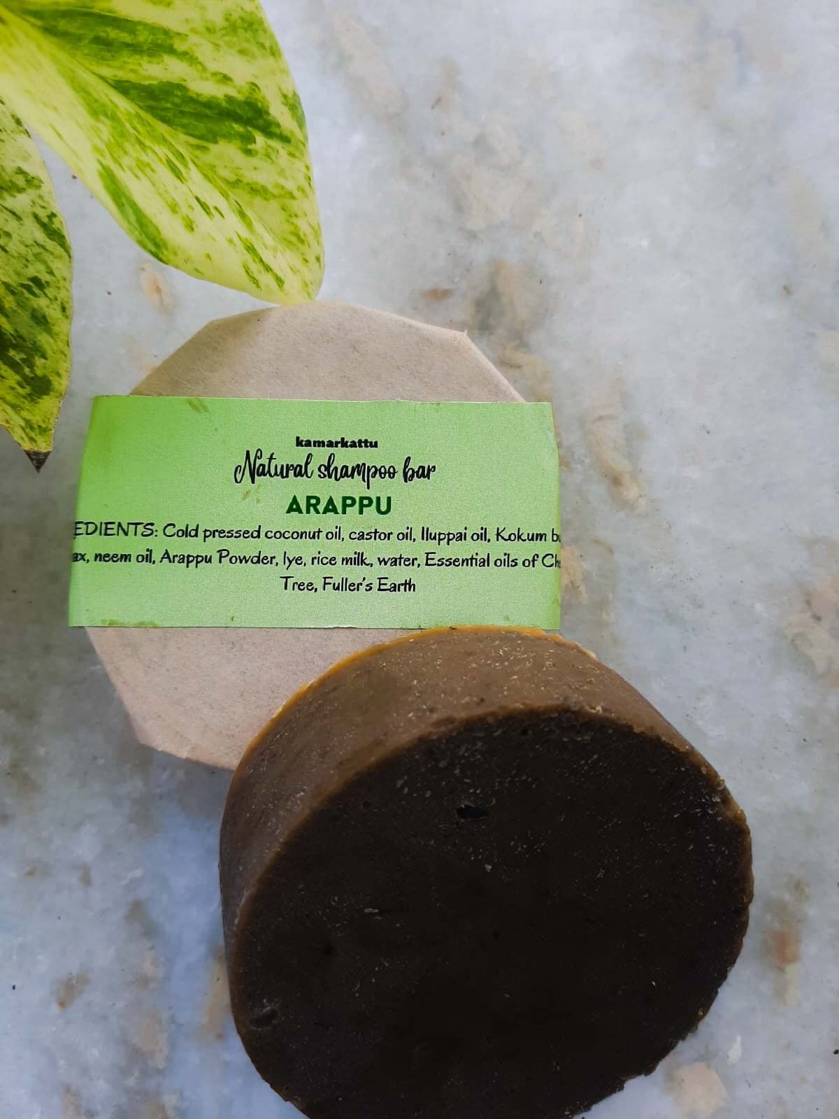 Natural Shampoo bar - Arappu (100 g, pack of 2)