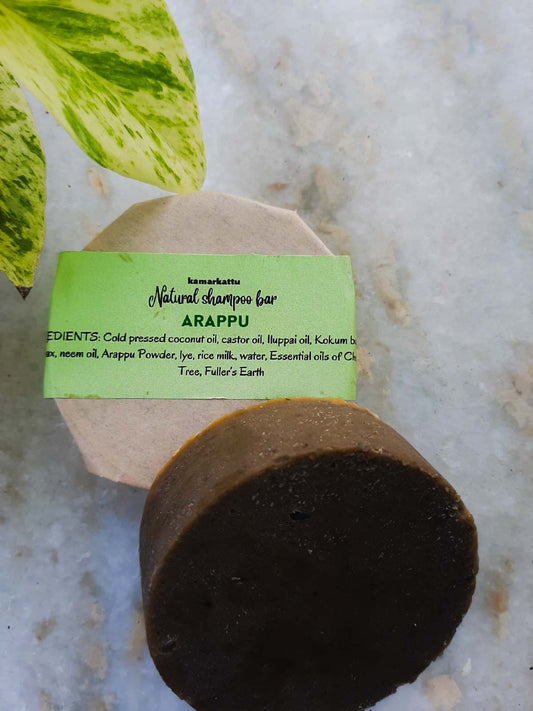 Natural Shampoo bar - Arappu (100 g, pack of 2)