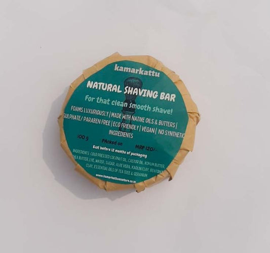 Natural Shaving Bar (with jar)