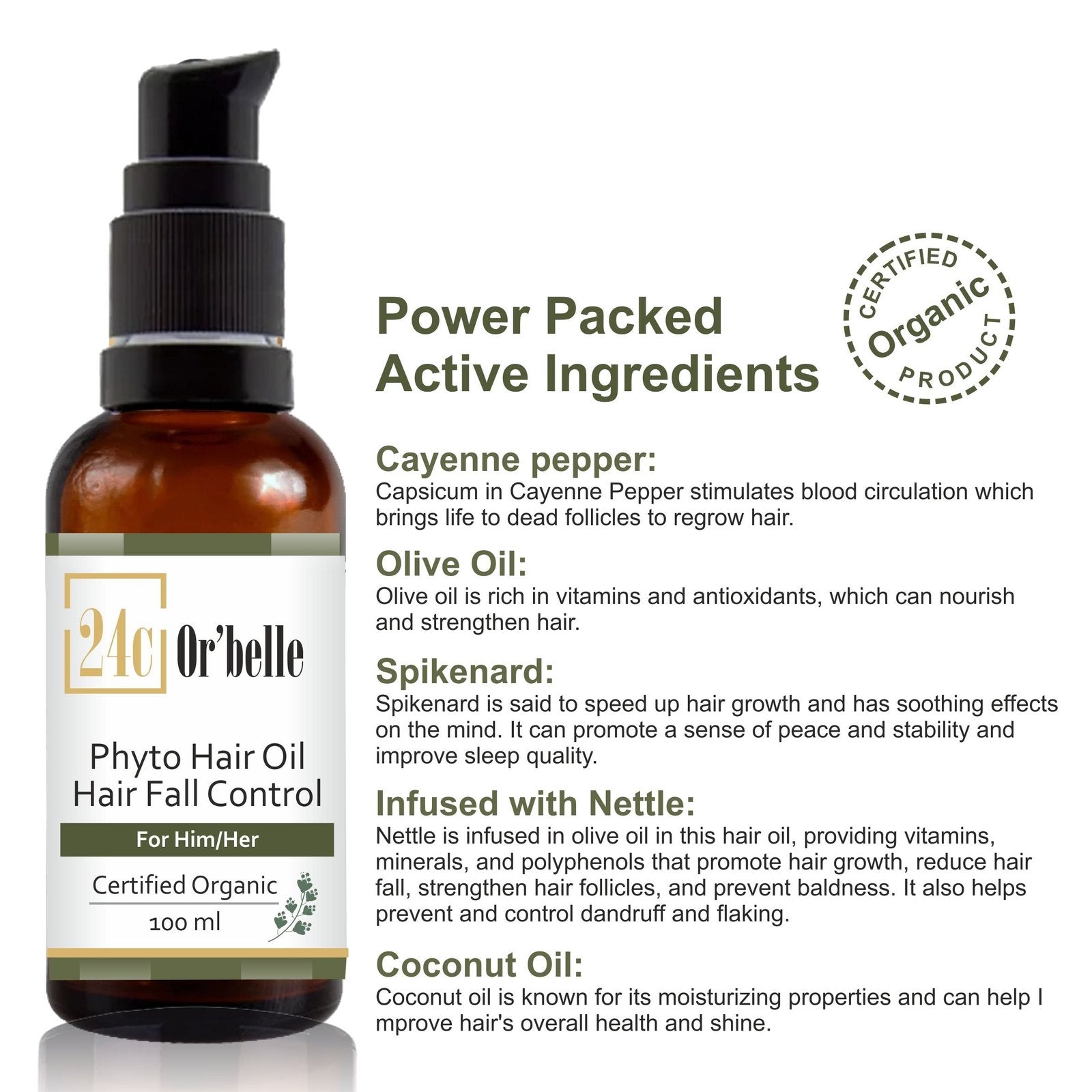 Phyto Hair Oil - Hair Fall Control