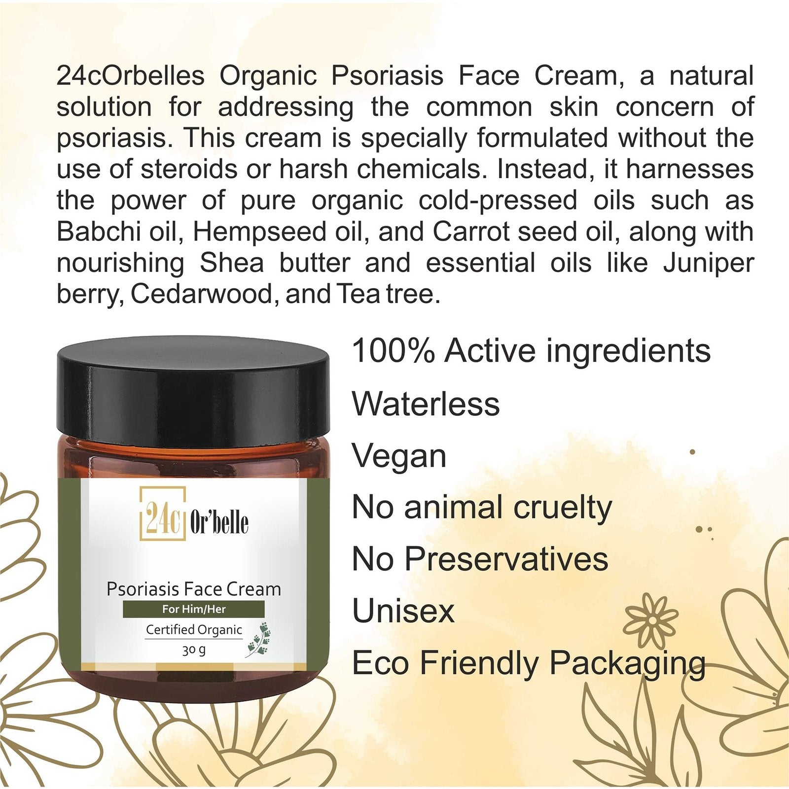Psoriases Face Cream