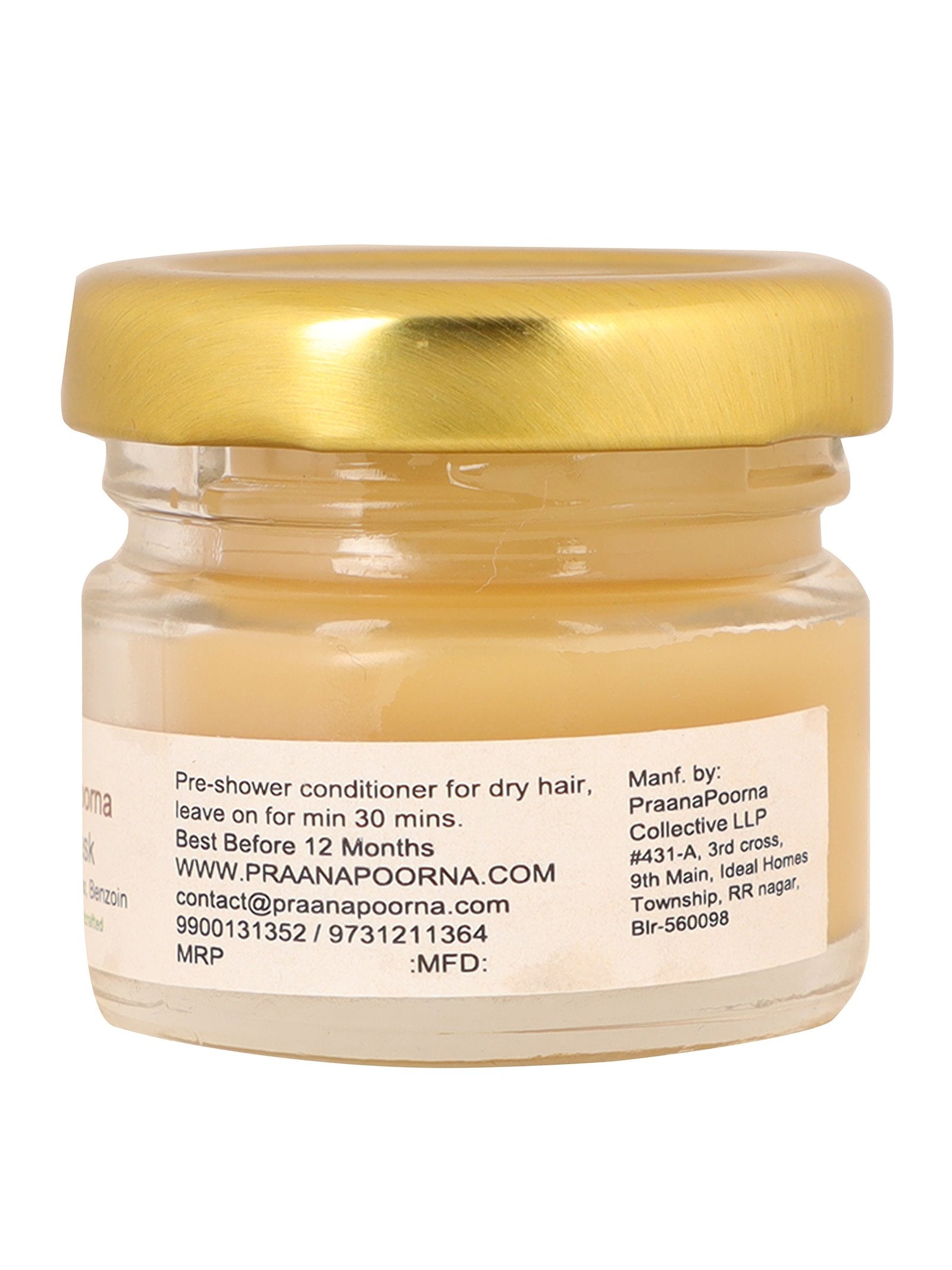 PraanaPoorna Hair Mask - Castor oil