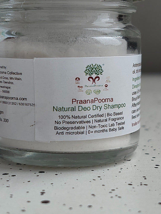 PraanaPoorna Natural Deo Dry Shampoo-20gm