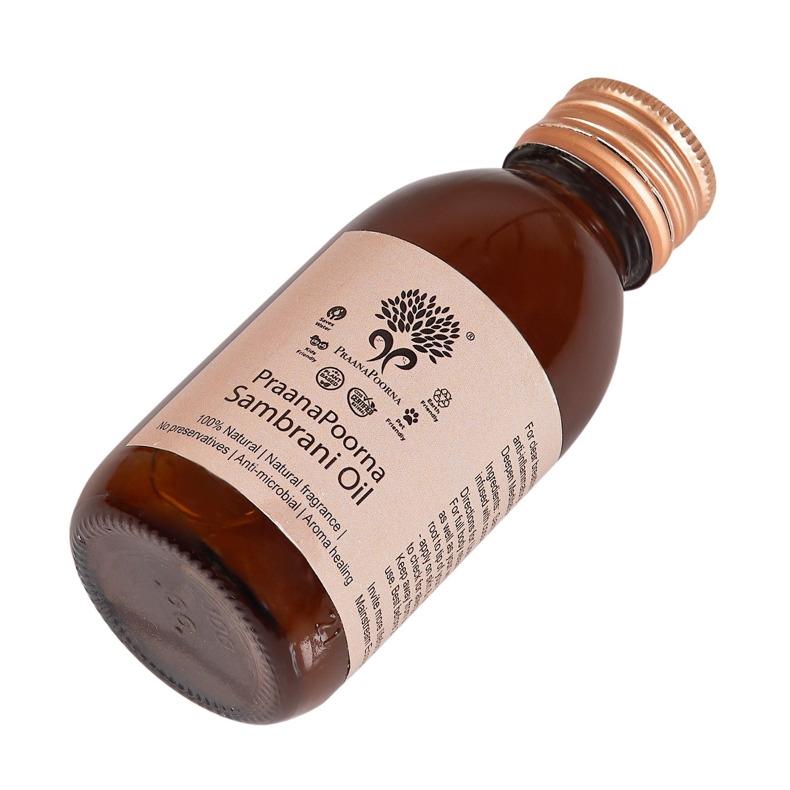 PraanaPoorna Sambrani Aroma Oil 100ml