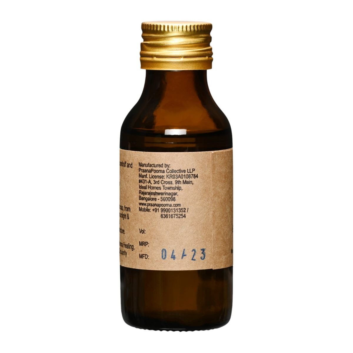 Praanapoorna Brahmi Infused Hair Oil