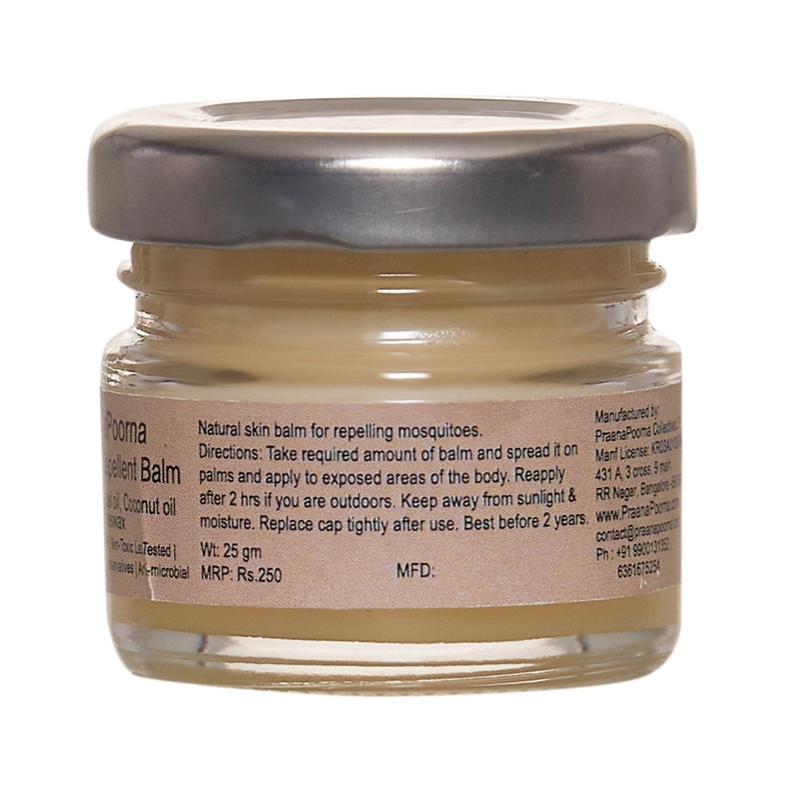 Praanapoorna Mosquito Repellent Balm 25g