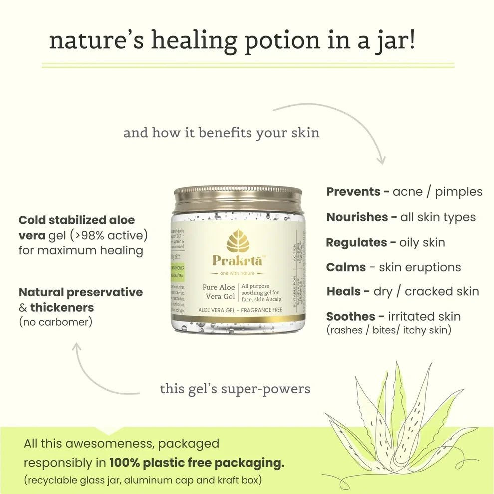 Pure aloe vera gel