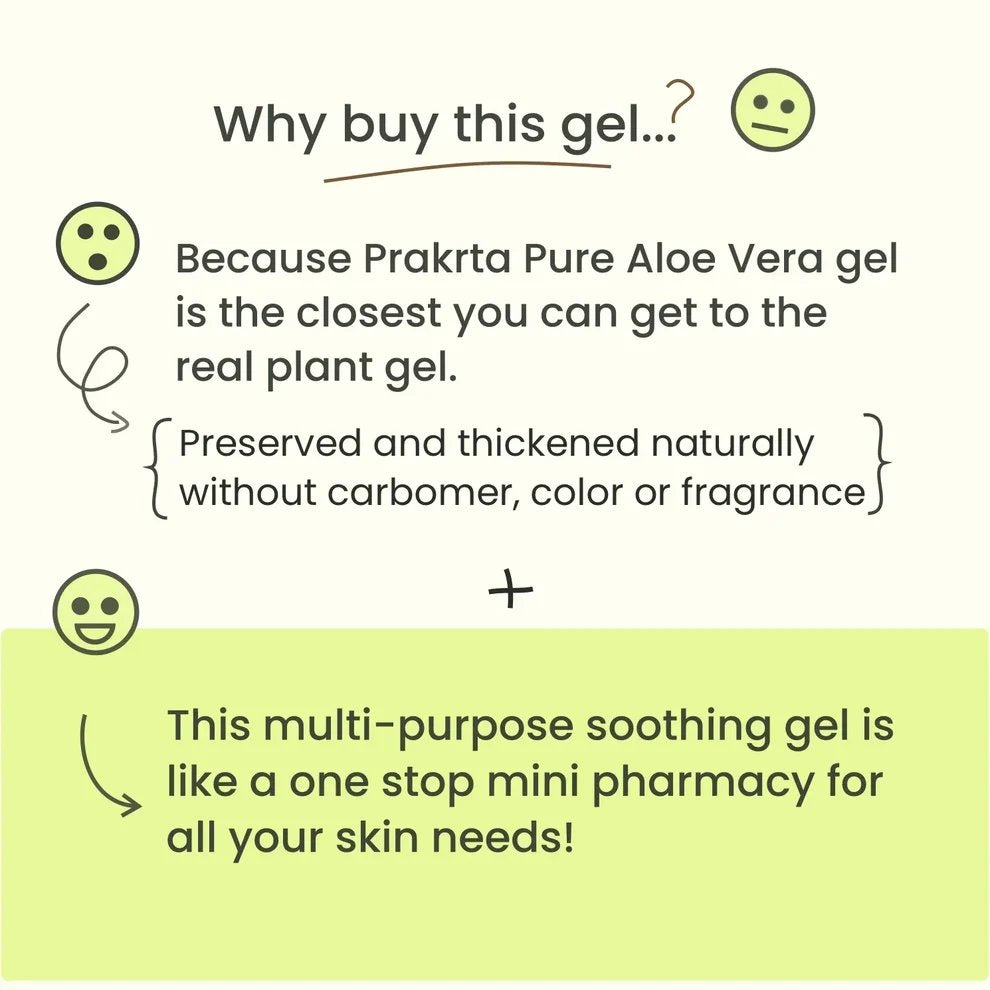 Pure aloe vera gel