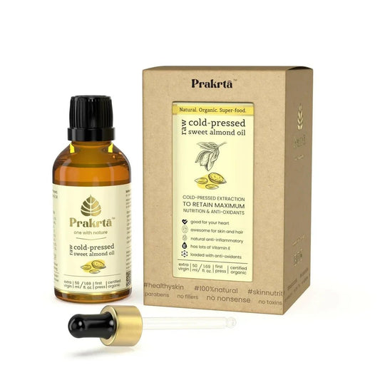 Raw Cold Pressed Sweet Almond Oil