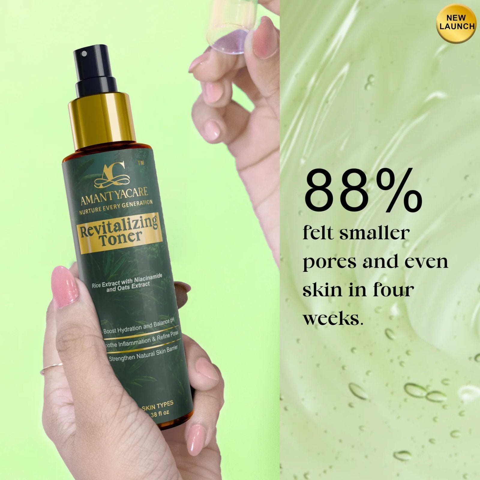 Rice Extract & Niacinamide Revitalizing Toner
