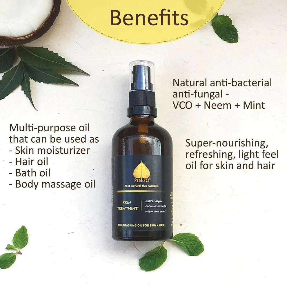 Skin Treat 'mint' Body & Hair oil