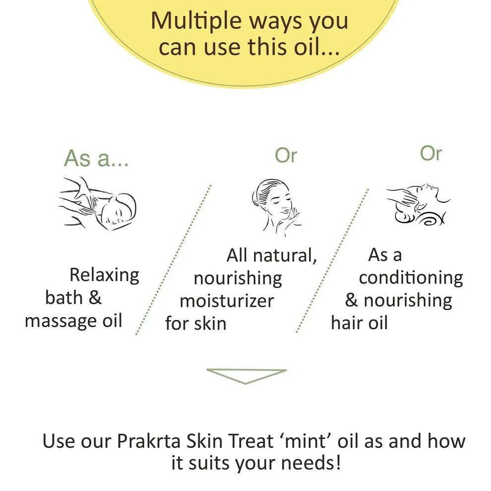 Skin Treat 'mint' Body & Hair oil