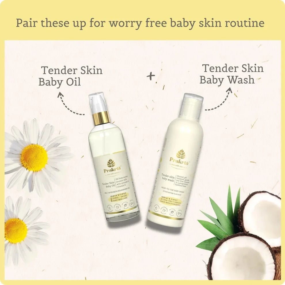 Tender Skin Baby Oil (with pump) - 200ml